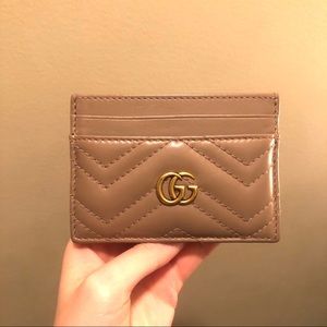 Authentic gucci card bag